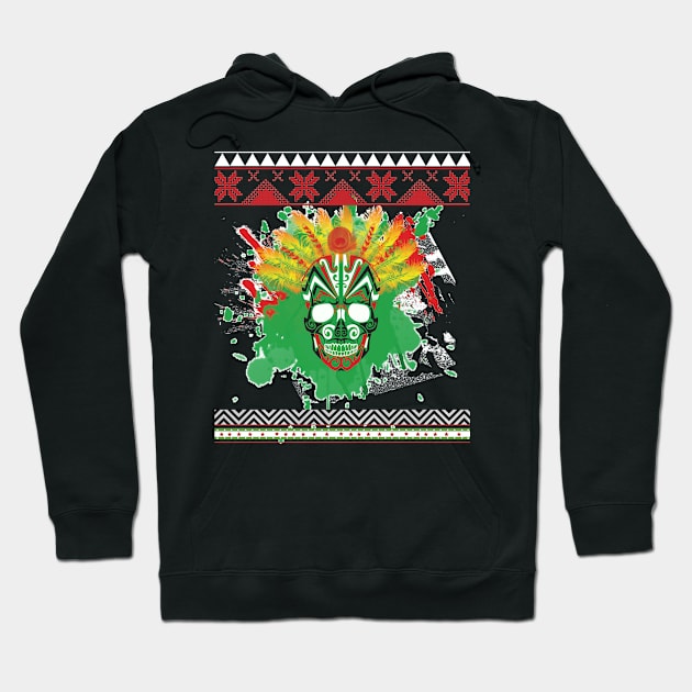 Color Exploding Skull Hoodie by InkDoneRight